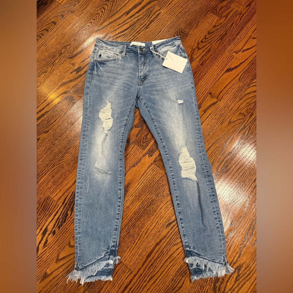 KanCan Light Blue Distressed Skinny Jeans